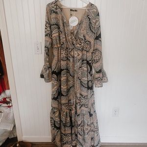 BOOHOO flowy maxi dress